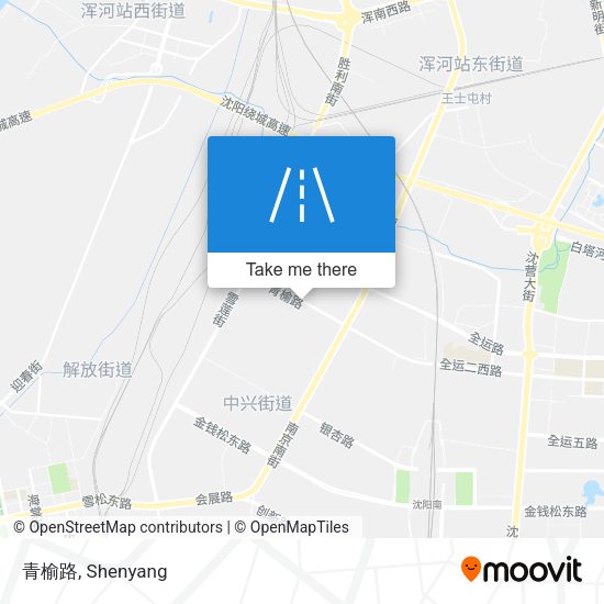 青榆路 map