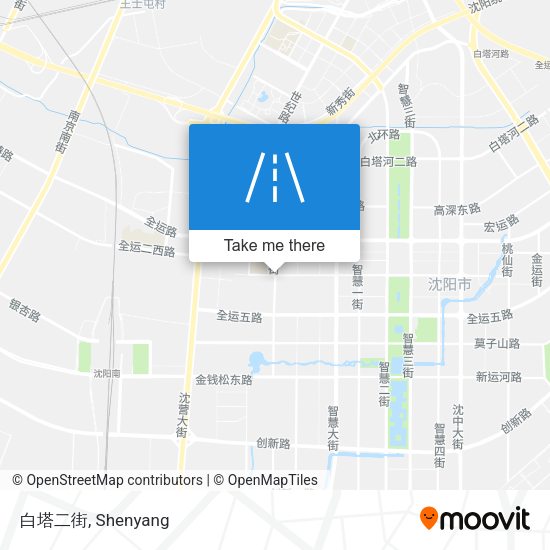 白塔二街 map