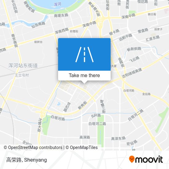 高荣路 map