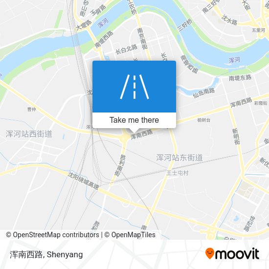 浑南西路 map