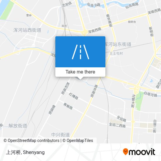 上河桥 map