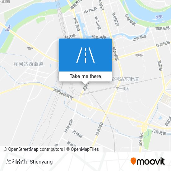胜利南街 map