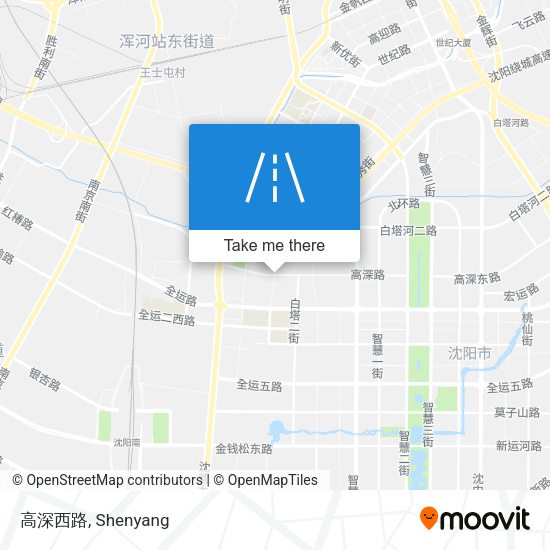 高深西路 map