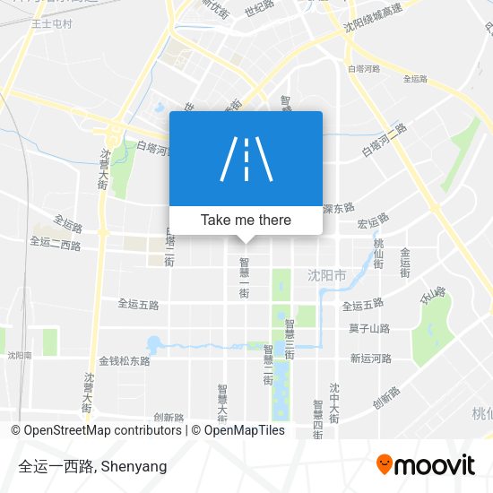 全运一西路 map