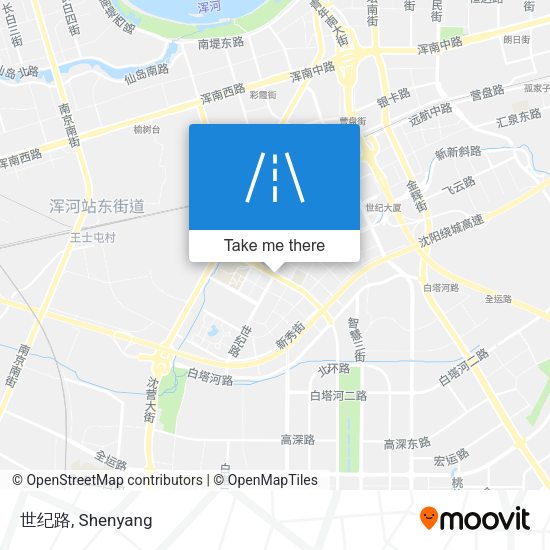 世纪路 map