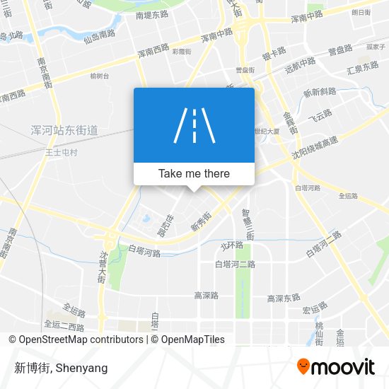 新博街 map