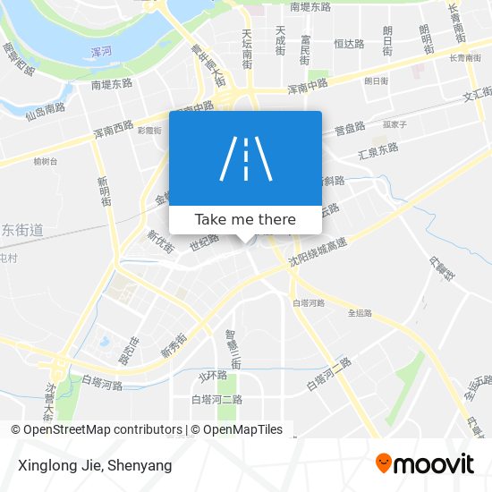 Xinglong Jie map