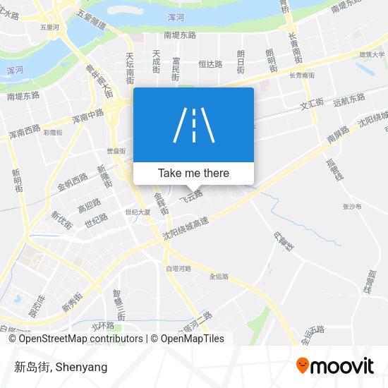 新岛街 map