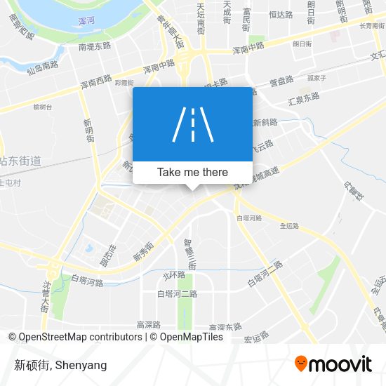 新硕街 map