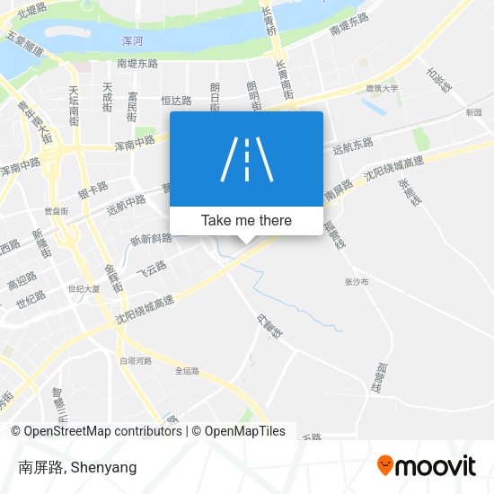 南屏路 map