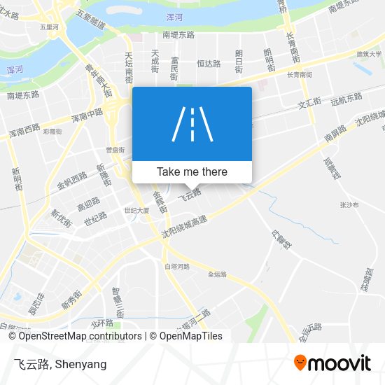 飞云路 map