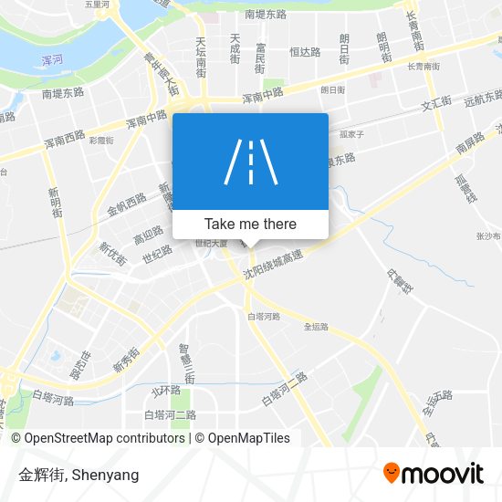 金辉街 map