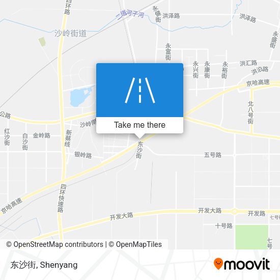 东沙街 map