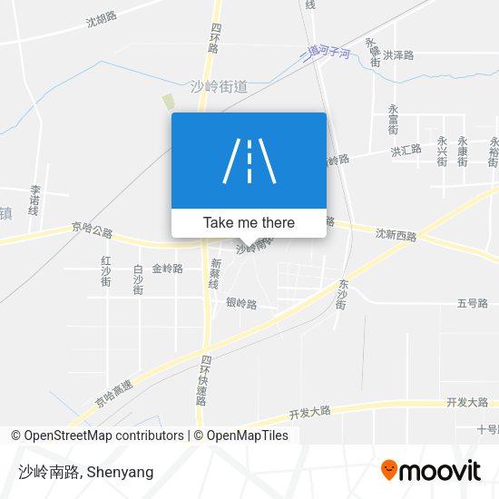 沙岭南路 map