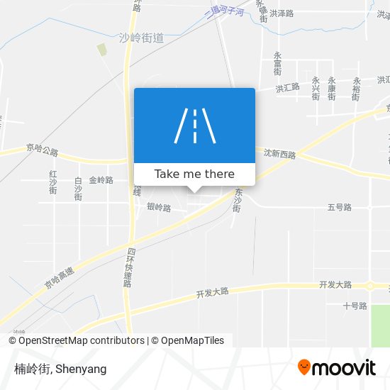 楠岭街 map