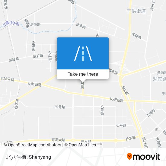 北八号街 map