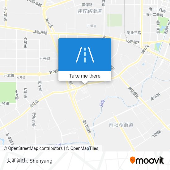 大明湖街 map