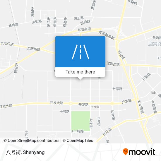 八号街 map