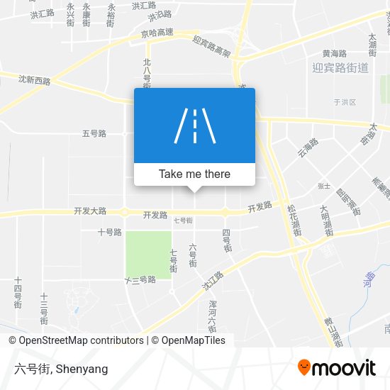 六号街 map