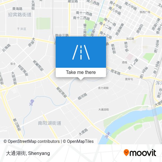 大通湖街 map