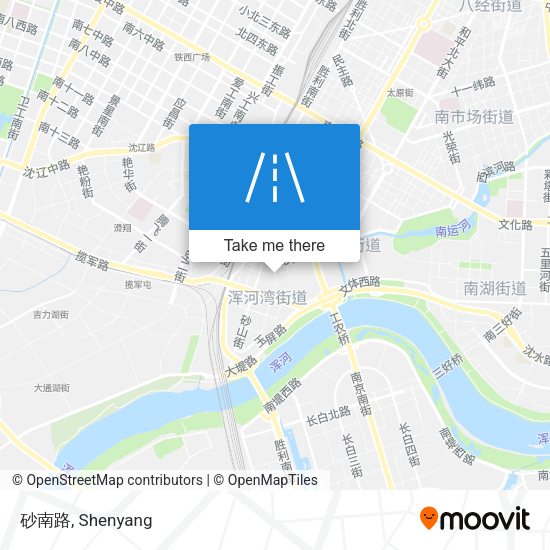砂南路 map