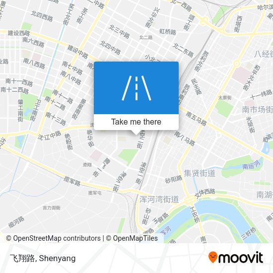 飞翔路 map