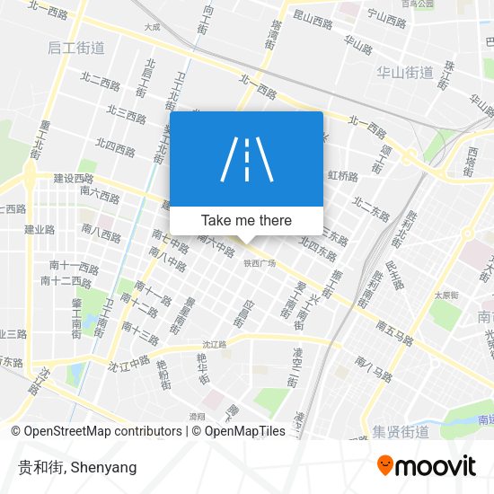 贵和街 map