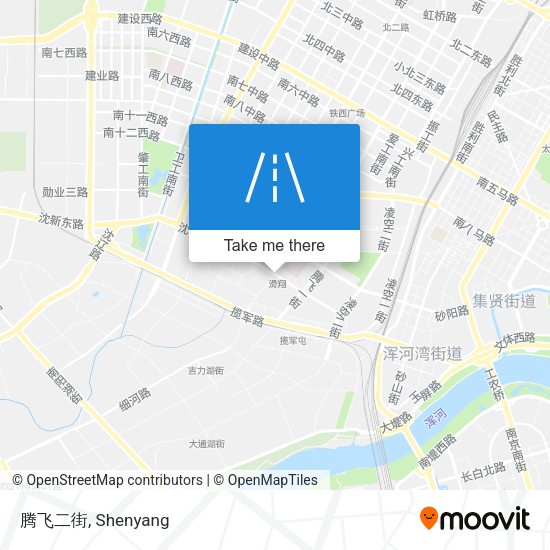 腾飞二街 map