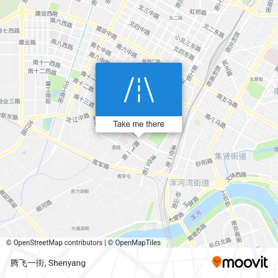 腾飞一街 map