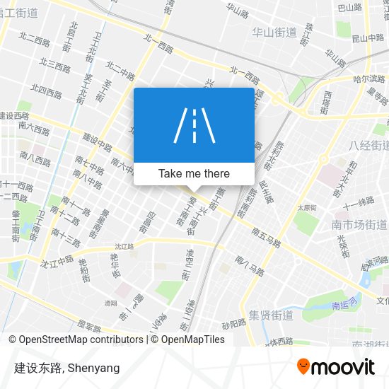 建设东路 map