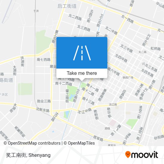 奖工南街 map