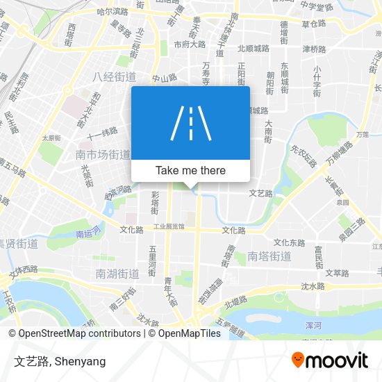 文艺路 map