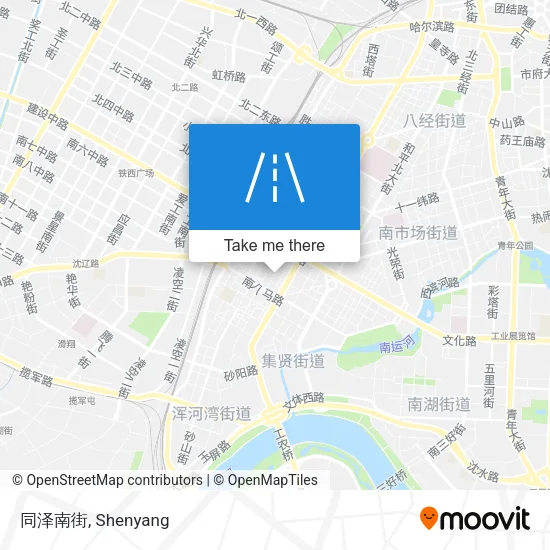 同泽南街 map