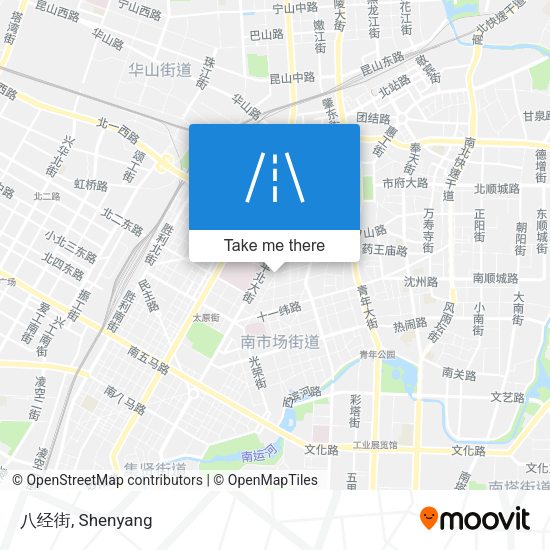八经街 map