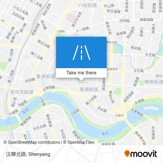 汉卿北路 map