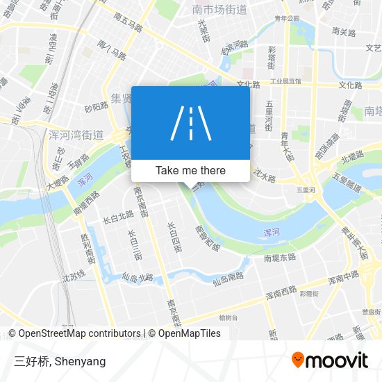 三好桥 map