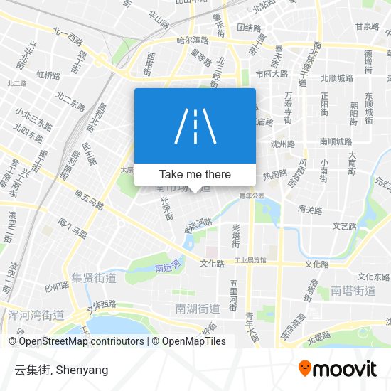 云集街 map