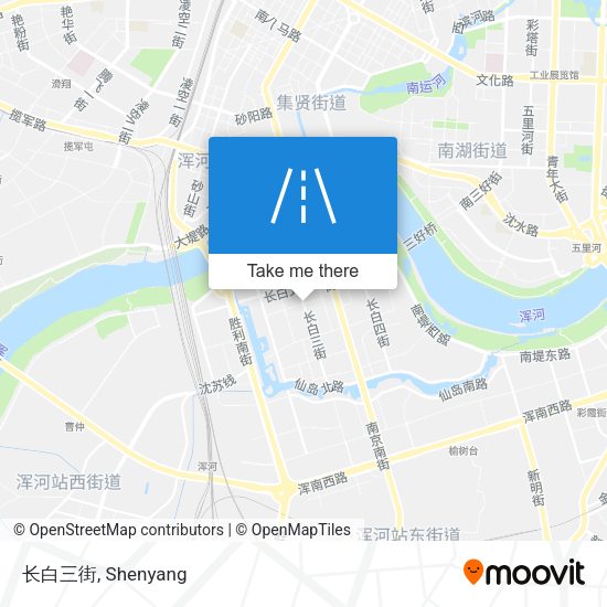 长白三街 map