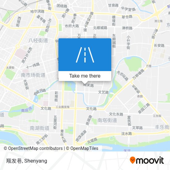 顺发巷 map
