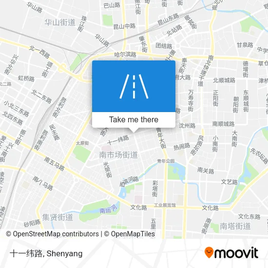 十一纬路 map