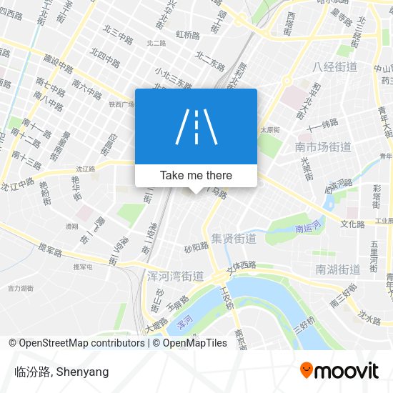 临汾路 map
