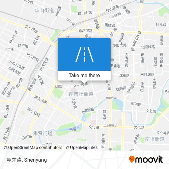 震东路 map