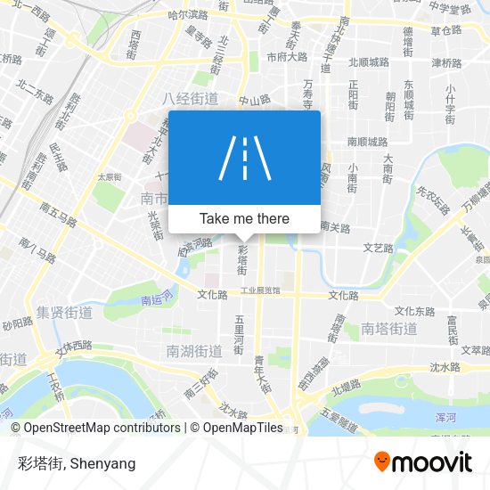 彩塔街 map