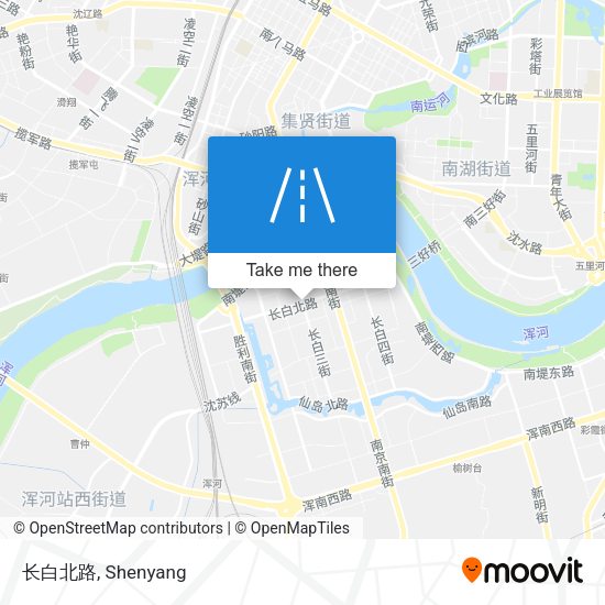 长白北路 map