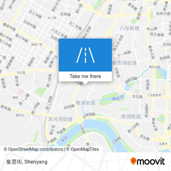 集贤街 map