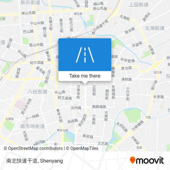 南北快速干道 map