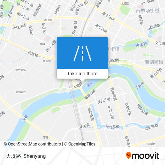 大堤路 map