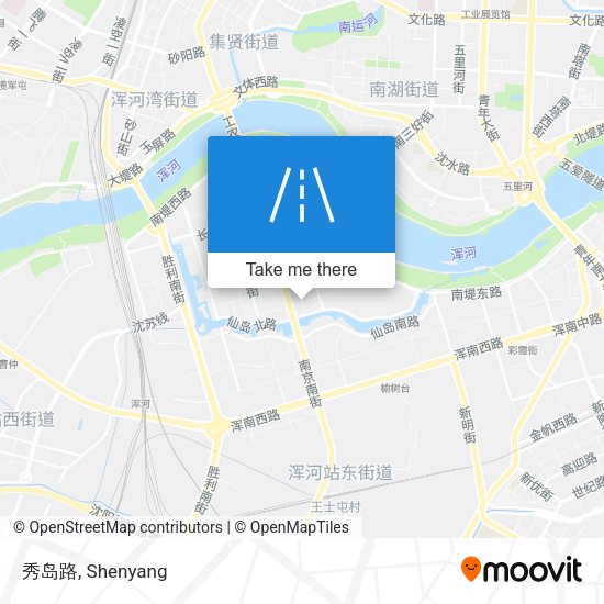 秀岛路 map
