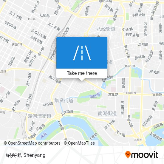 绍兴街 map