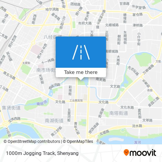 1000m Jogging Track map